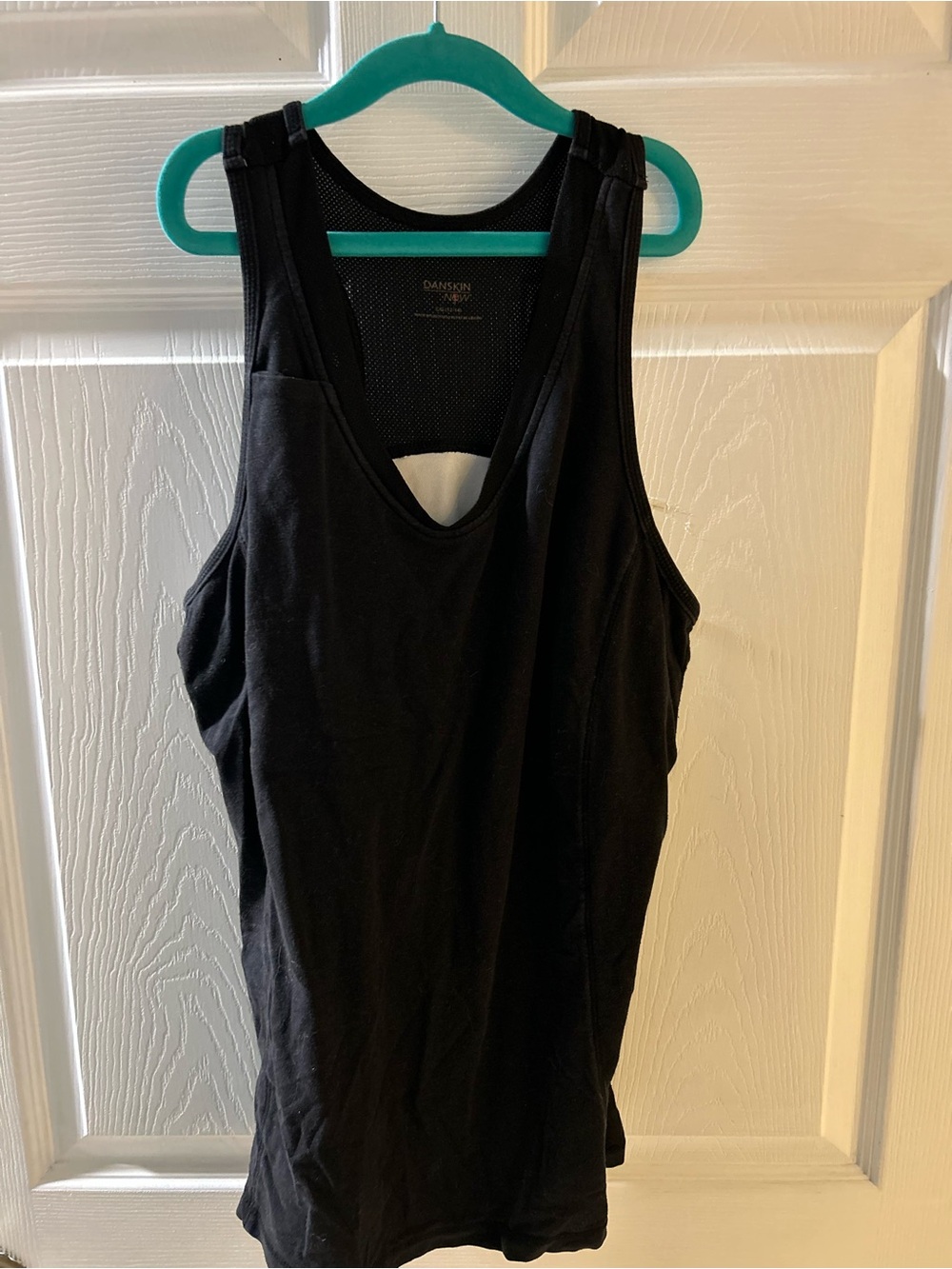 Danskin Now women's racerback tank top Black Size Large